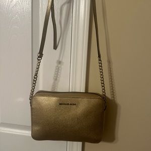 Gold Michael Kors crossbody
